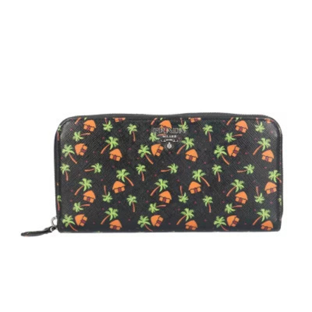 Prada Saffiano Leather Long Wallet